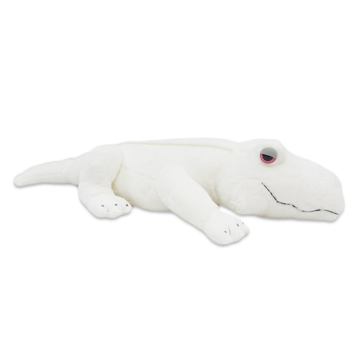 54'' leucistic White Alligator Stuffed Animal Plush