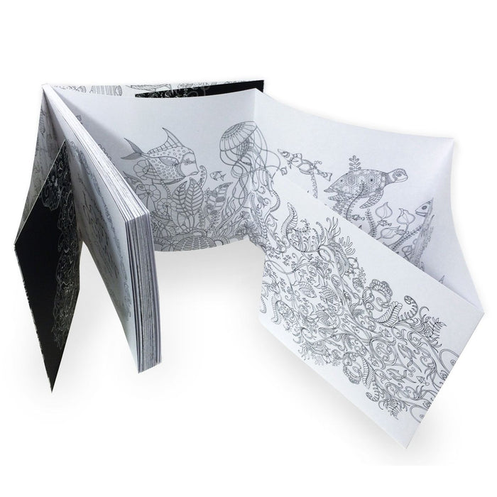 Lost Ocean: An Inky Adventure and Coloring Book For Adults