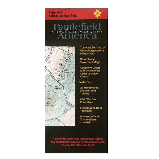 Gettysburg National Military Park Map