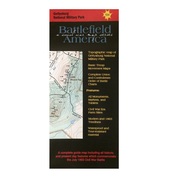 Gettysburg National Military Park Map