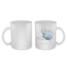 Mystic Aquarium Beluga Frosted Glass Coffee Mug