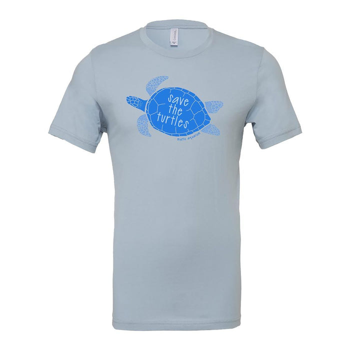 Adult Save the Turtles Short Sleeve Tee - Mystic Aquarium