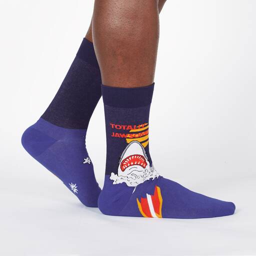 Totally Jawsome Mens Socks