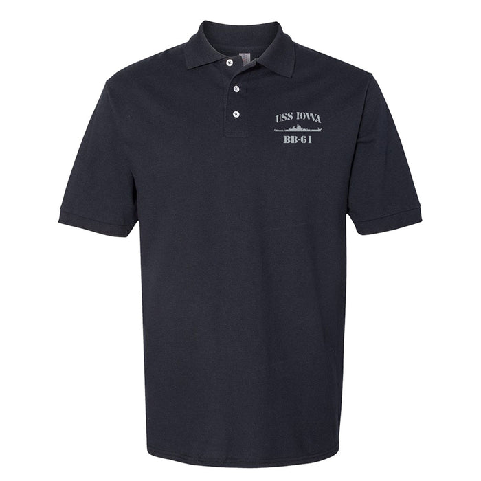 Battleship IOWA BB-61 Polo Shirt