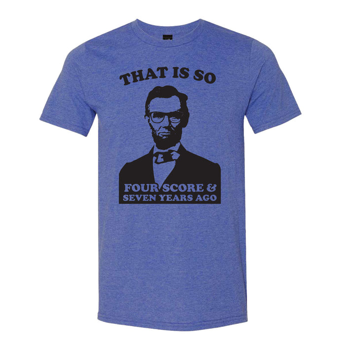 Abraham Lincoln Four Score Men's T-Shirt