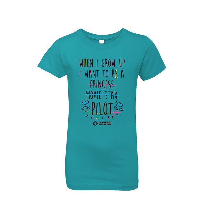 Intrepid Museum I Want to Be A Pilot Youth T-Shirt