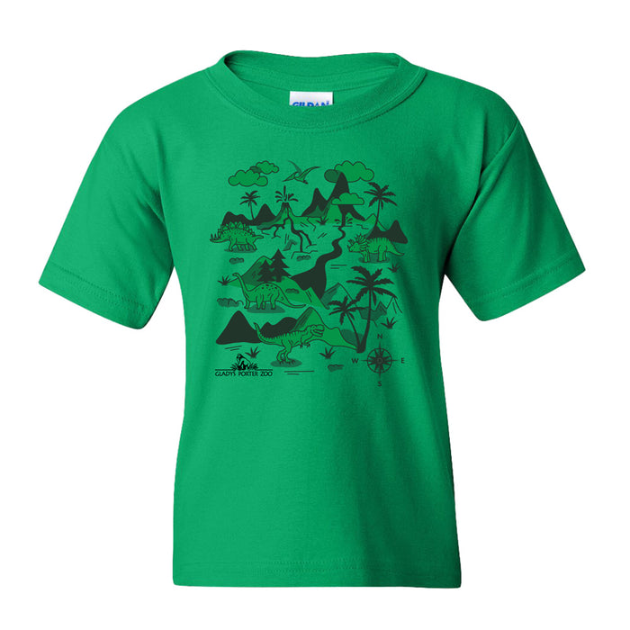 Gladys Porter Zoo Dino Landscape Youth T-Shirt