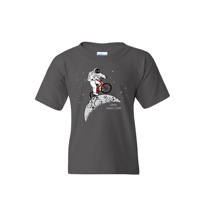 Liberty Science Center Astronaut Moon Bike Youth T-Shirt