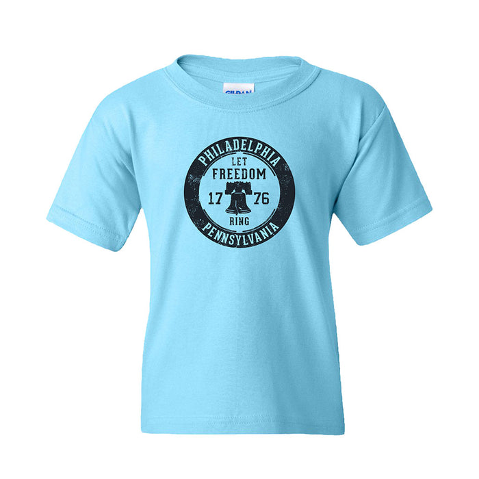 Philadelphia Let Freedom Ring 1776 Youth T-Shirt