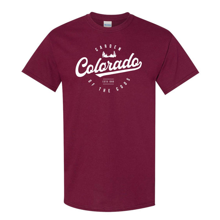 Garden of the Gods Colorado Script T-Shirt