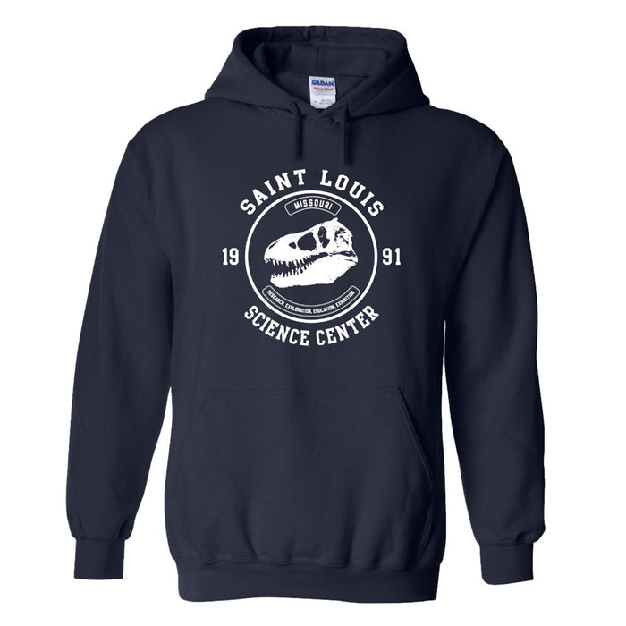 Saint Louis Science Center Skull Hooded Sweatshirt
