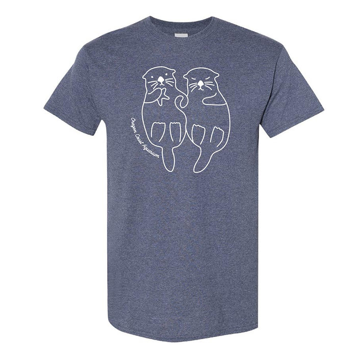 Adult T-Shirt Otter Friends - Oregon Coast Aquarium Logo