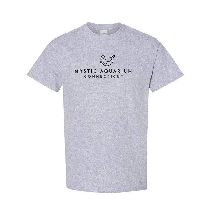 Adult Short Sleeve Beluga Tee - Mystic Aquarium