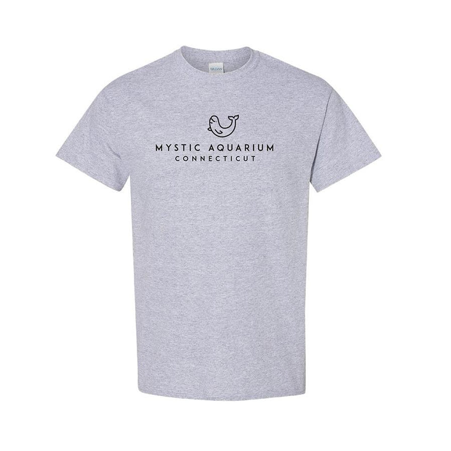 Adult Short Sleeve Beluga Tee - Mystic Aquarium — Muze Merch