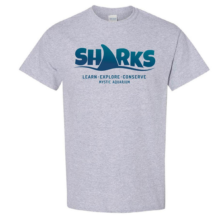 Adult Shark Short Sleeve Tee - Mystic Aquarium