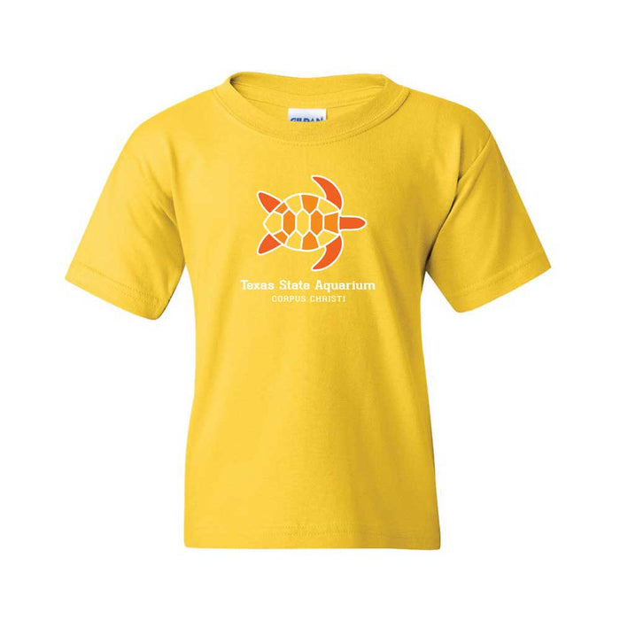 Texas State Aquarium Mosaic Turtle Youth T-Shirt