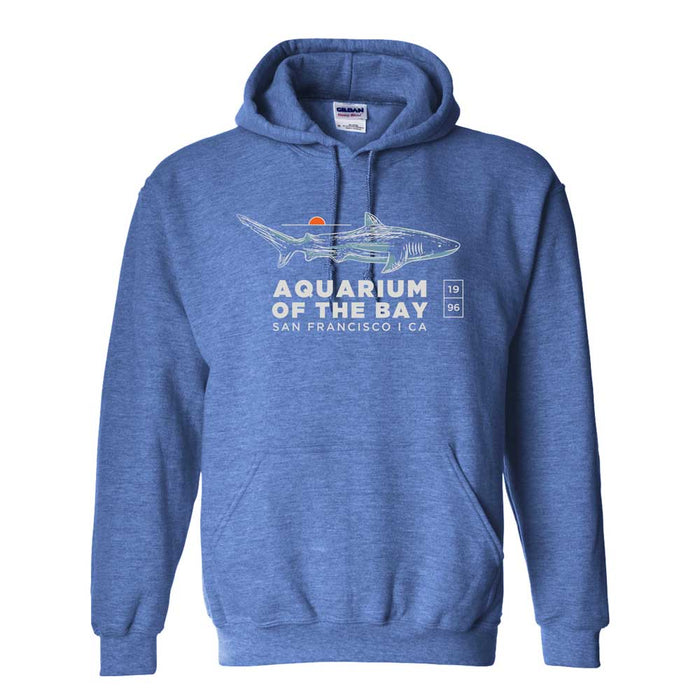Aquarium of the Bay Shark Hooded Sweatshirt