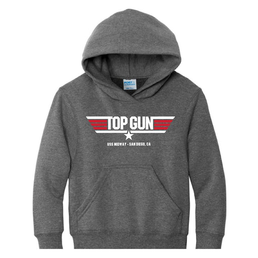 Youth Top Gun USS Midway Hooded Sweatshirt