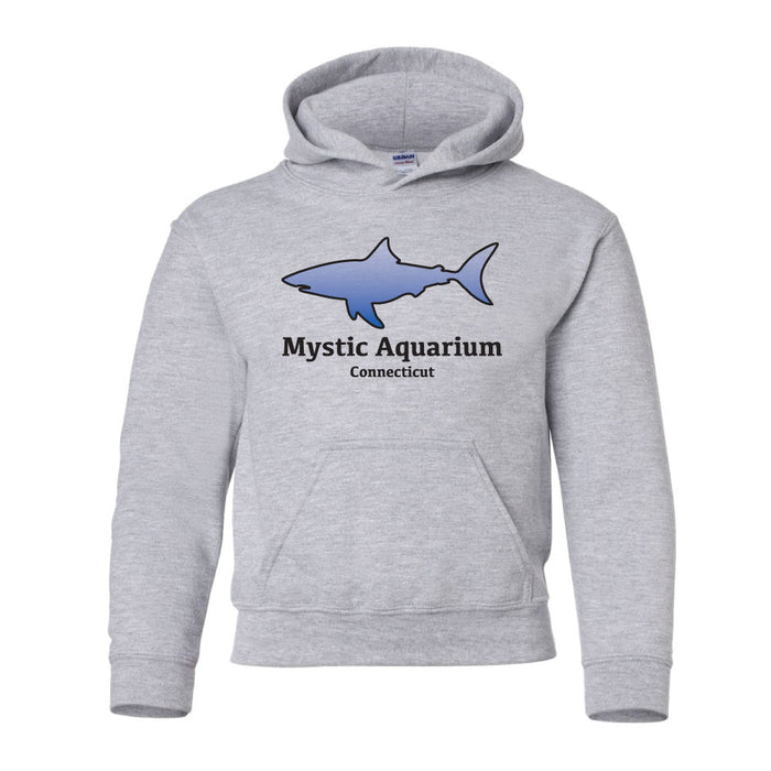 Mystic Aquarium Ombre Shark Youth Hooded Sweatshirt
