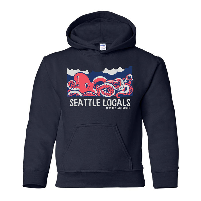 Seattle Aquarium Respect Locals Fleece Youth Sweatshirt