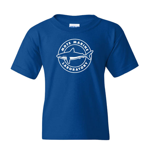 Mote Aquarium Shark Seal Logo Kids Tee