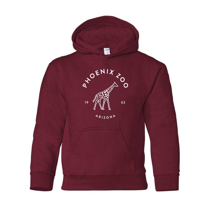 Phoenix Zoo Giraffe Youth Hooded Sweatshirt