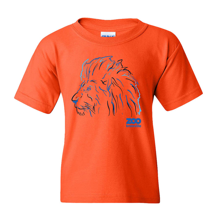 Zoo Knoxville Wavy Lion Youth T-shirt