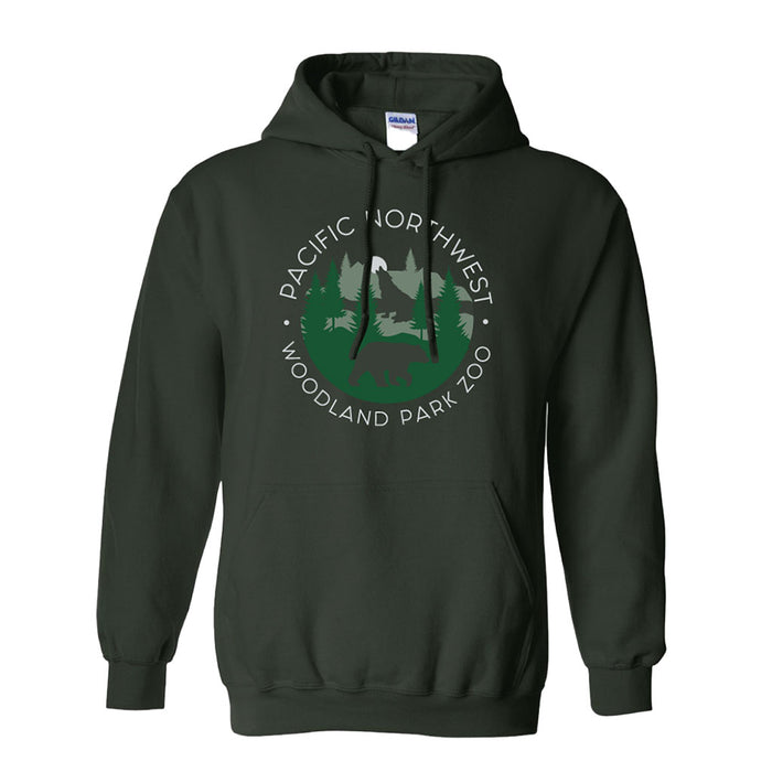 Woodland Park Zoo Northwest Forest Hooded Sweatshirt