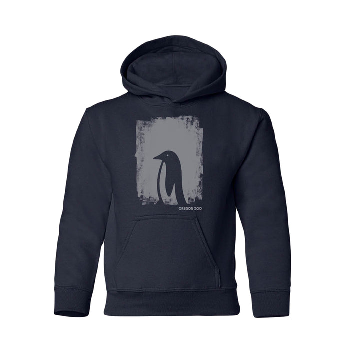 Oregon Zoo Penguin Youth Hooded Sweatshirt
