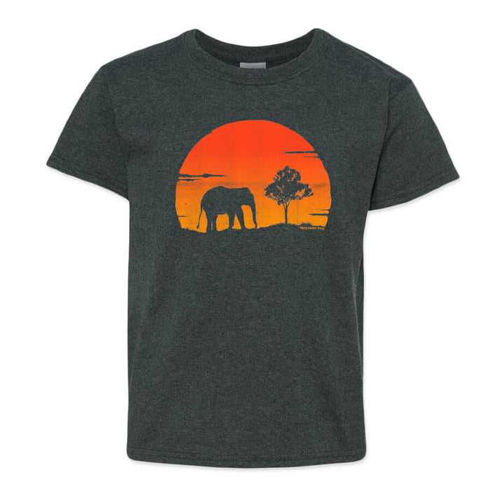 Reid Park Zoo Sunset Elephant Youth T-Shirt