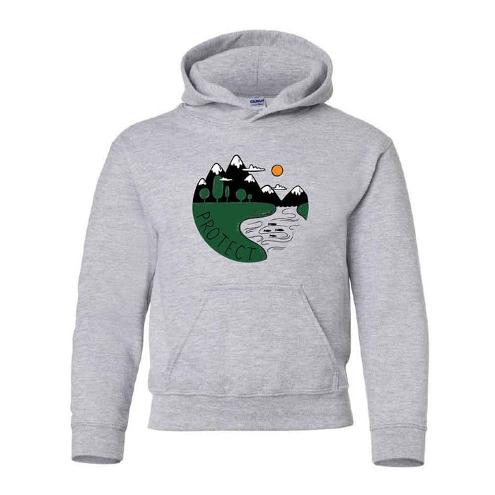 Point Defiance Zoo & Aquarium Protect Environment Youth Hooded Sweatshirt