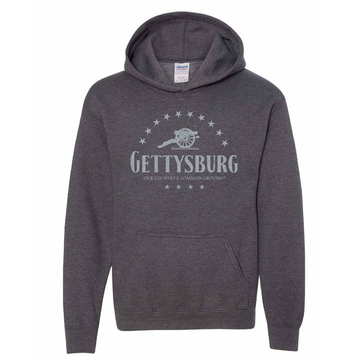 Gettsburg Cannon Hooded Youth Sweatshirt