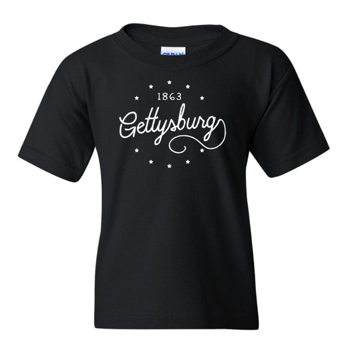 Gettysburg National Military Park Stars Youth T-Shirt