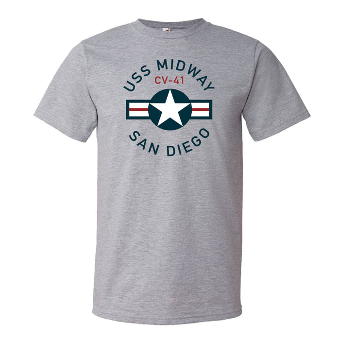 USS Midway Museum Star Insignia T-Shirt