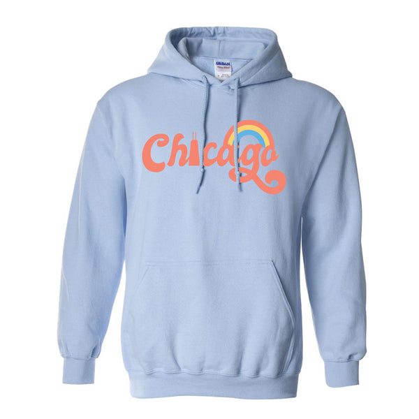 360 CHICAGO Rainbow Hooded Sweatshirt
