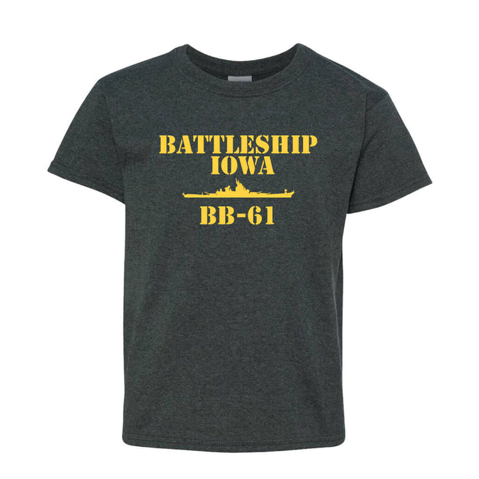 Battleship IOWA Youth T-shirt