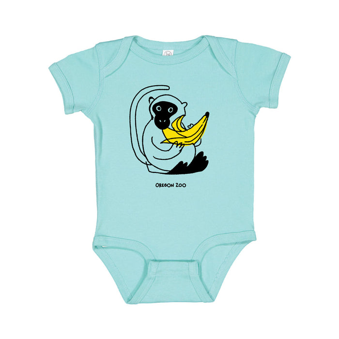 Oregon Zoo Monkey Infant Onesie
