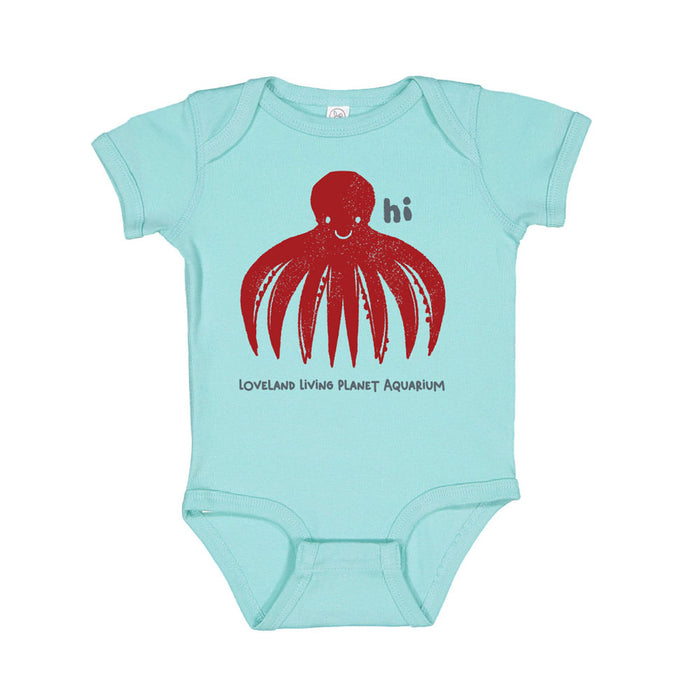 Loveland Living Planet Aquarium Octopus Infant Onesie Bodysuit