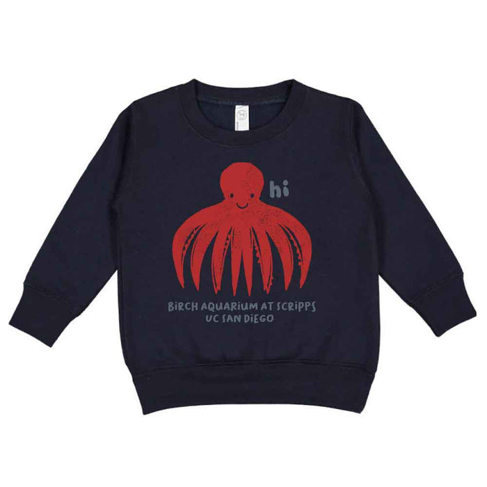 Birch Aquarium Octopus Toddler Sweatshirt