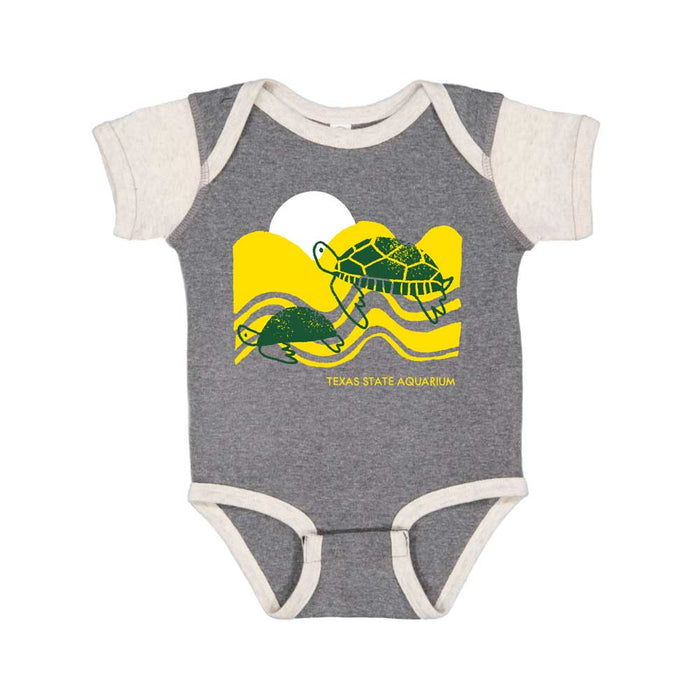 Texas State Aquarium Turtle Onesie Bodysuit