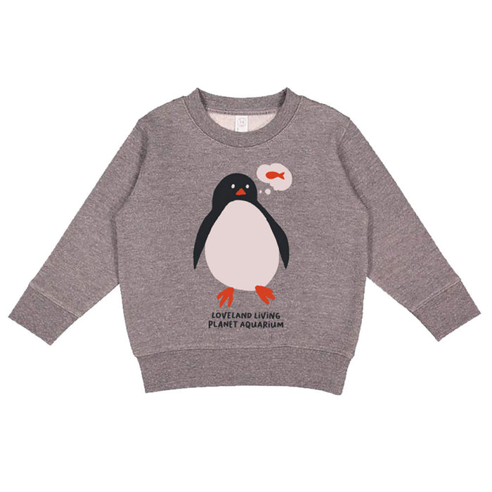 Loveland Living Planet Aquarium Penguin Toddler Sweatshirt