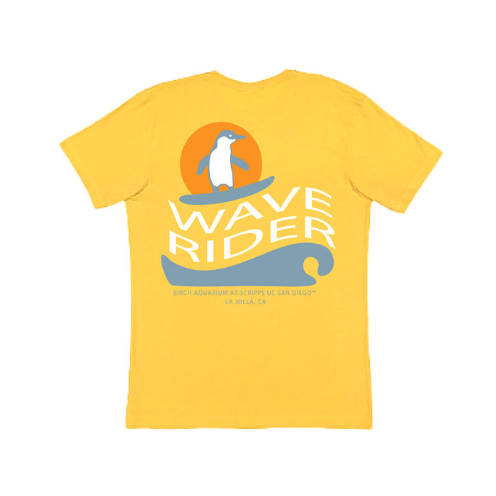 Birch Aquarium Blue Penguin Wave Rider Youth T-Shirt