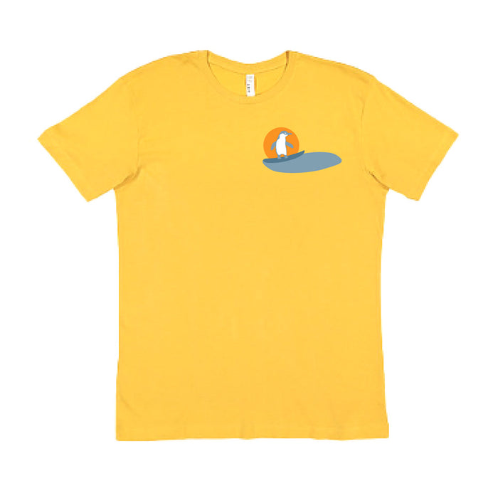 Birch Aquarium Blue Penguin Wave Rider Youth T-Shirt