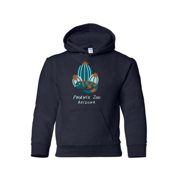 Phoenix Zoo Cactus Youth Hooded Sweatshirt