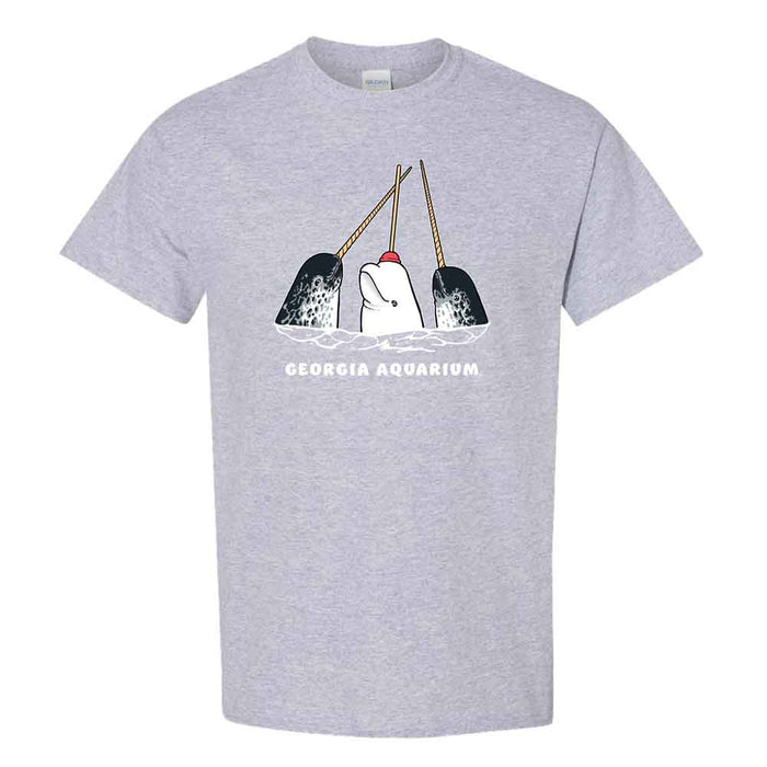 Georgia Aquarium Dueling Narhwals T-Shirt