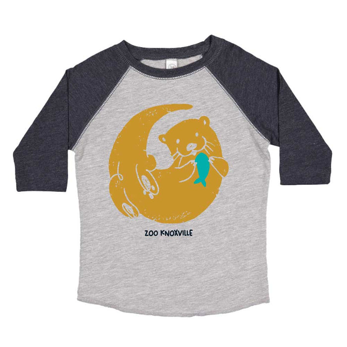 Zoo Knoxville Otter Toddler Raglan T-shirt