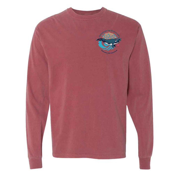 New England Aquarium "Protecting the Blue Planet" Whale Long Sleeve T-Shirt