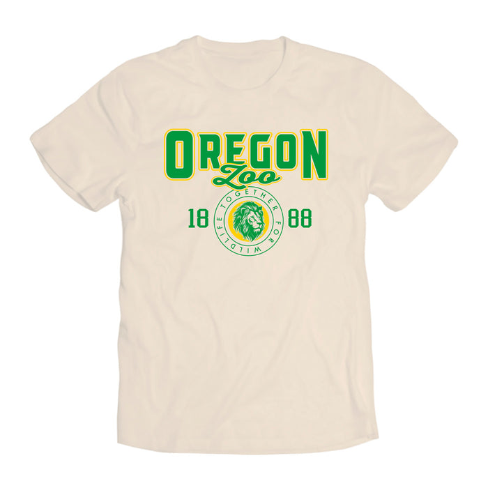 Oregon Zoo Collegiate Lion T-Shirt