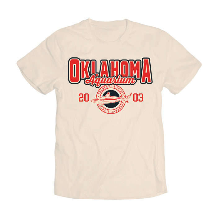 Oklahoma Aquarium College Puff T-Shirt