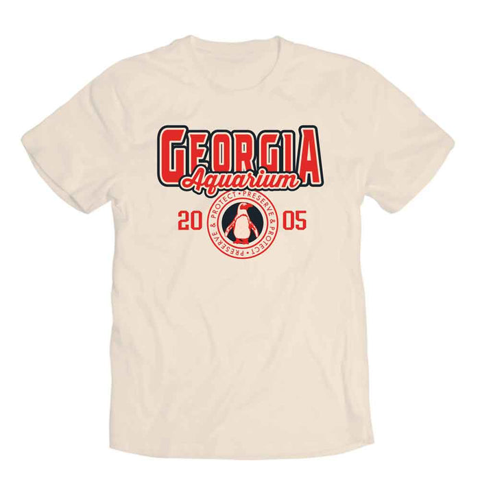 Georgia Aquarium Collegiate Puff Print T-Shirt